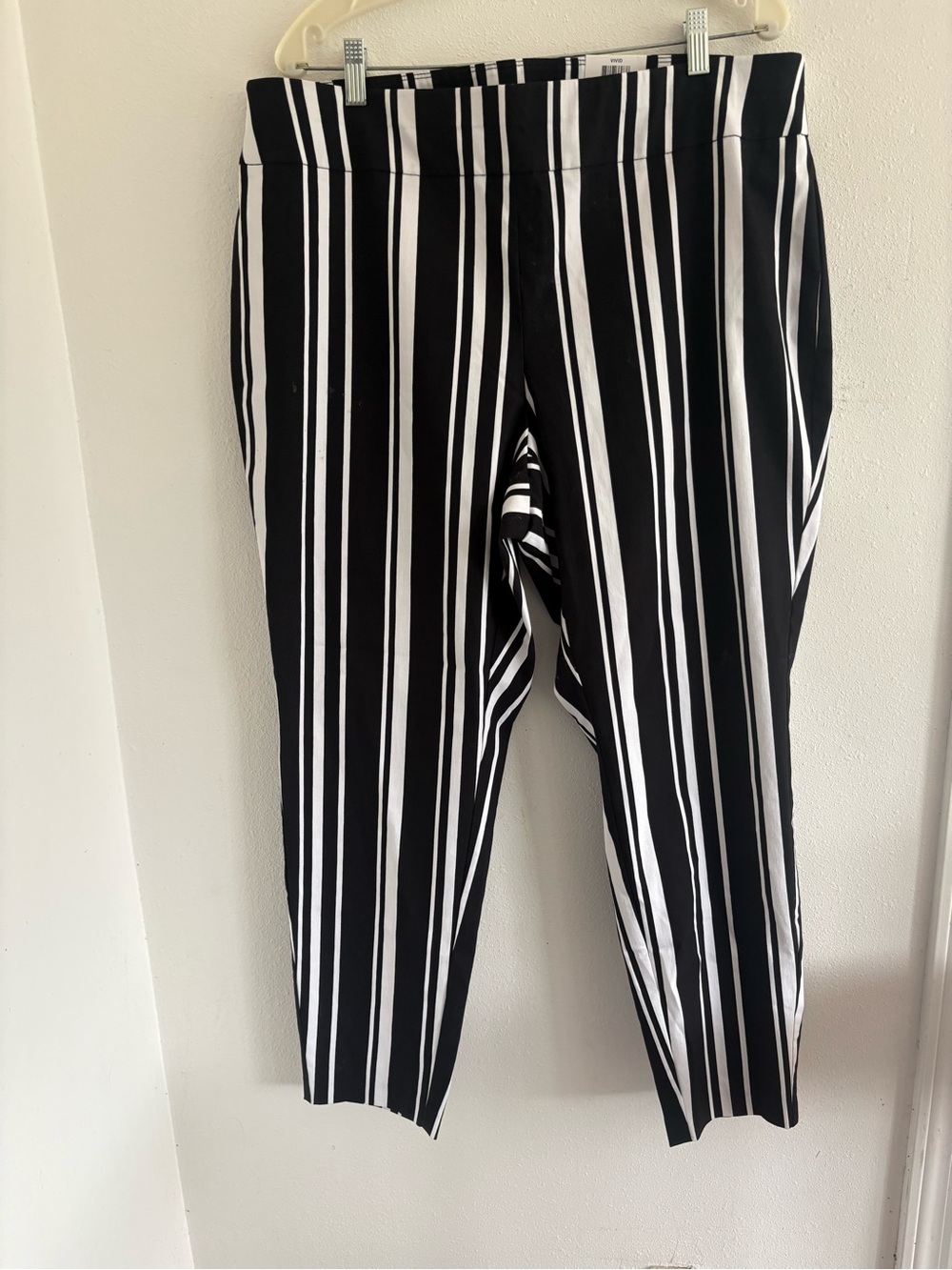 INC Urban Jungle Striped Wide Leg Pants 18W